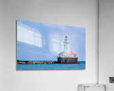 Chicago Harbor Light at Lake Michigan Acrylic Print