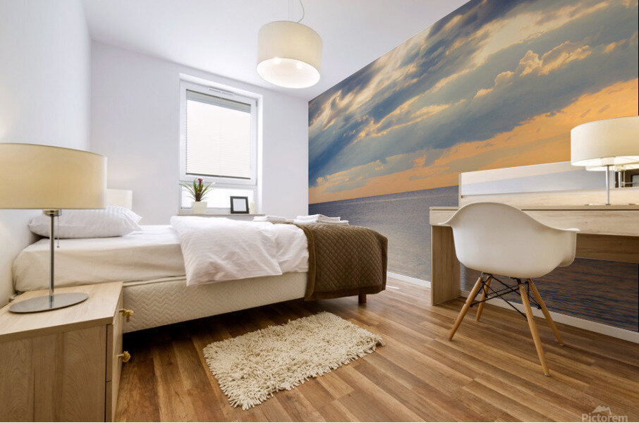 Door County Sunset Mural print