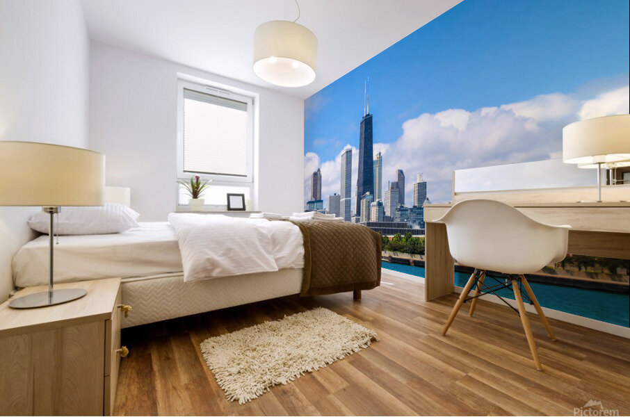 Chicago Skyline Mural print