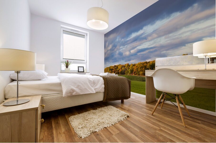 Fall on the Horizon Mural print