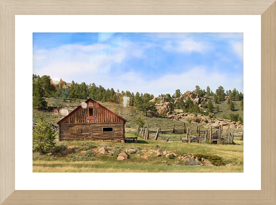 Forgotten Cabin Picture Frame print
