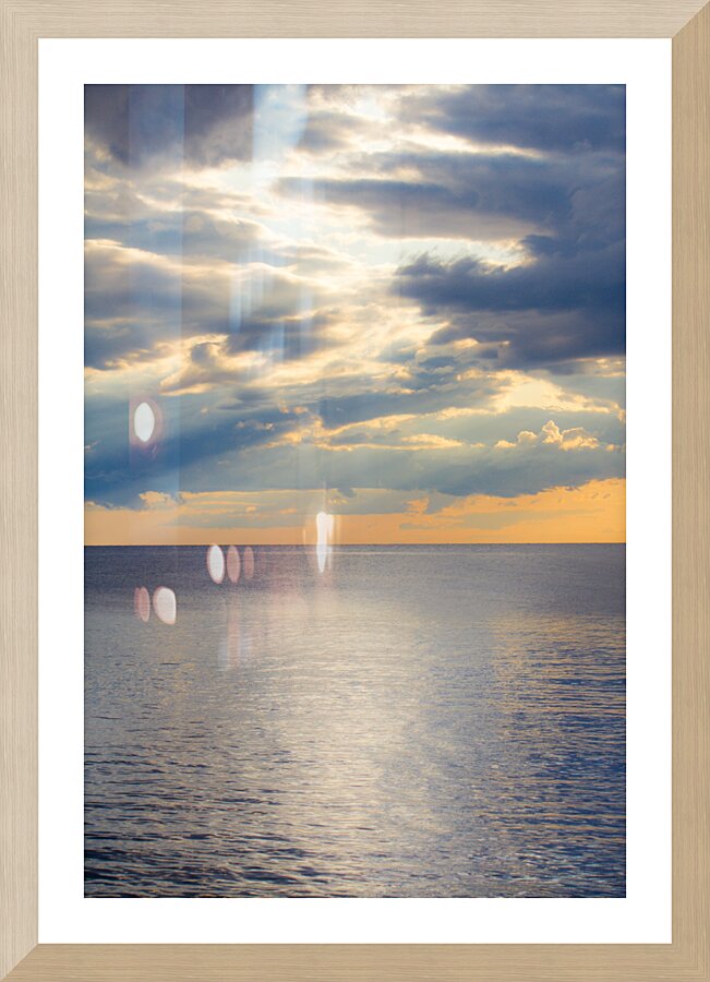Door County Sunset Picture Frame print