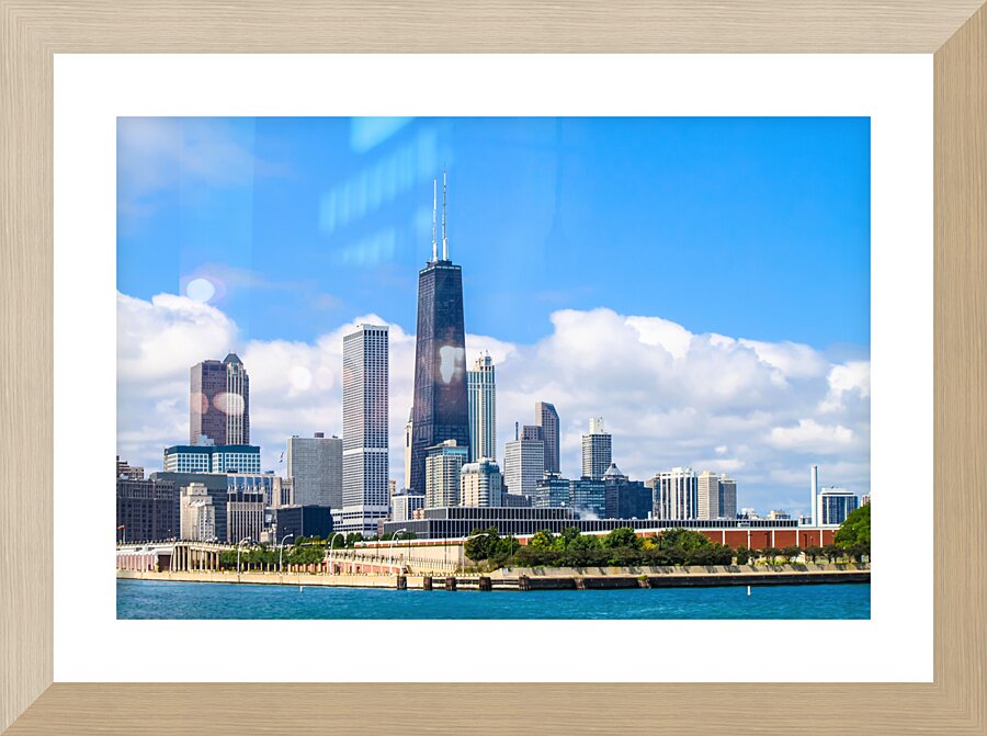 Chicago Skyline Picture Frame print