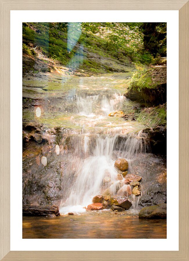 Parfrey s Glen Waterfall Picture Frame print