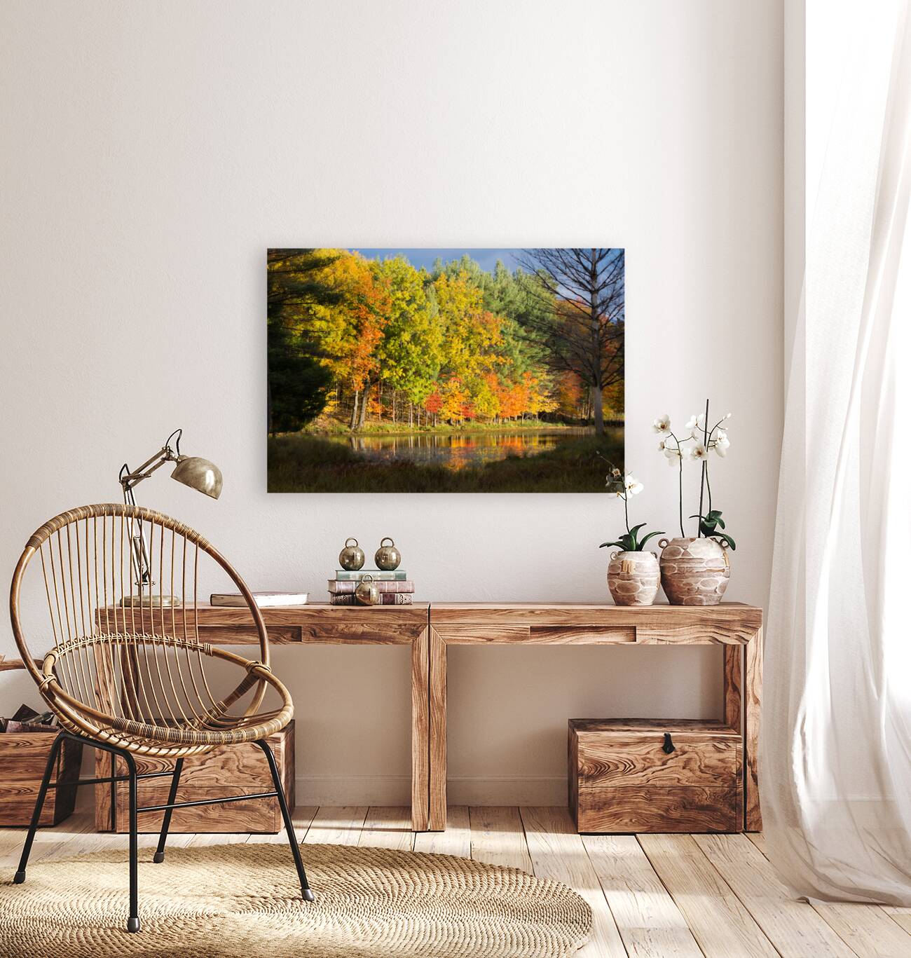 Fall in North Woods Reproduction