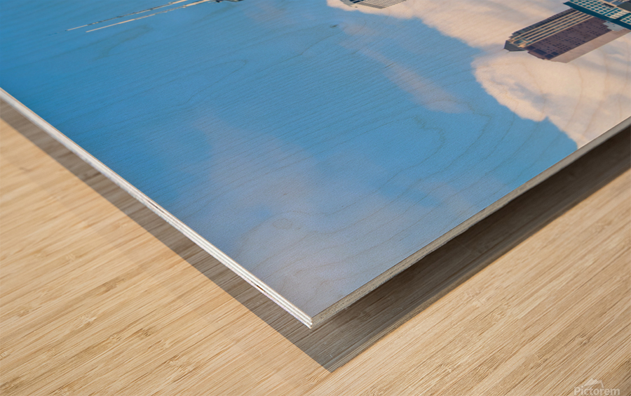 Chicago Skyline Wood print