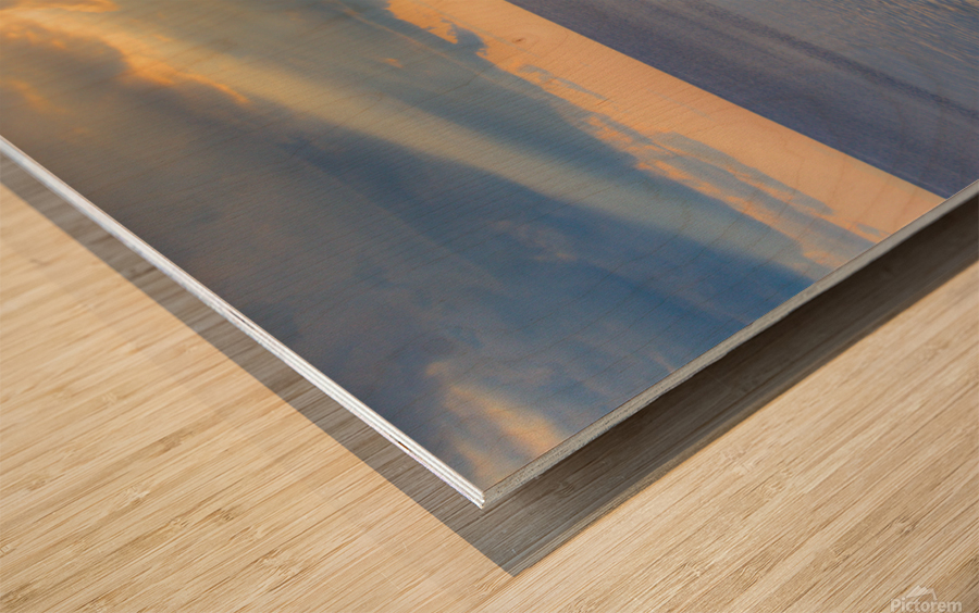 Sunset Journeys Wood print