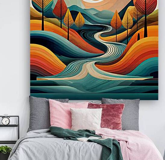 Surreal Harmony A Dreamlike Landscape by Kim Potter