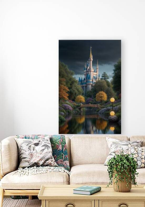 Enchanted Castle of Twilight Reflections by Kim Potter