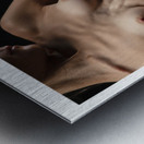 Blue Wrap Metal print