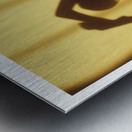 Shadow of Gold part two Metal print