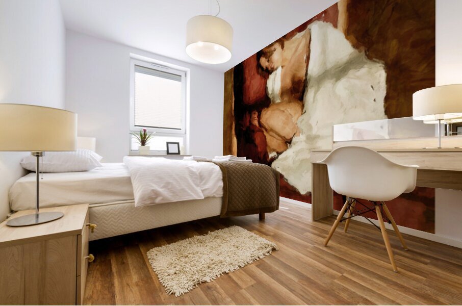 A Nap in the Sun Mural print