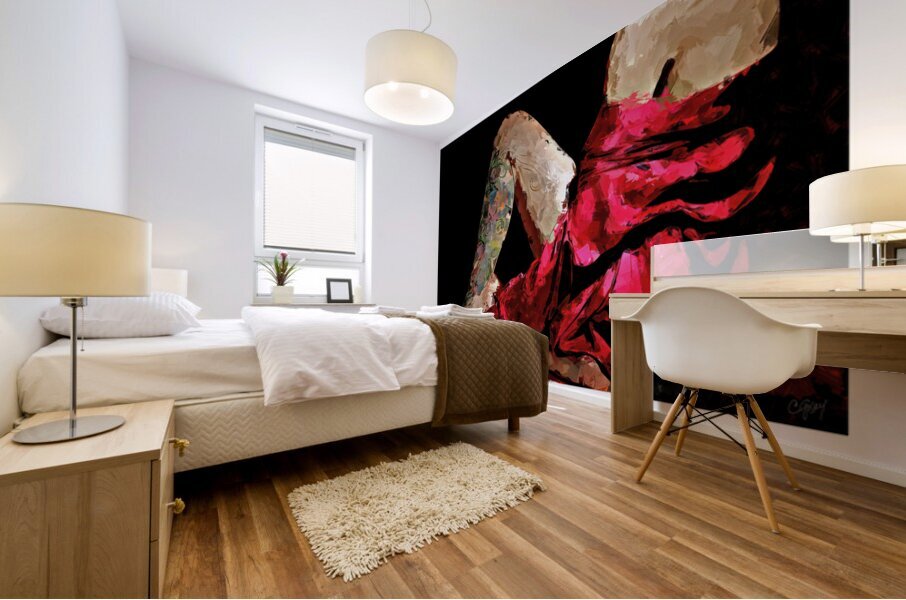 Unfinished Ink Mural print