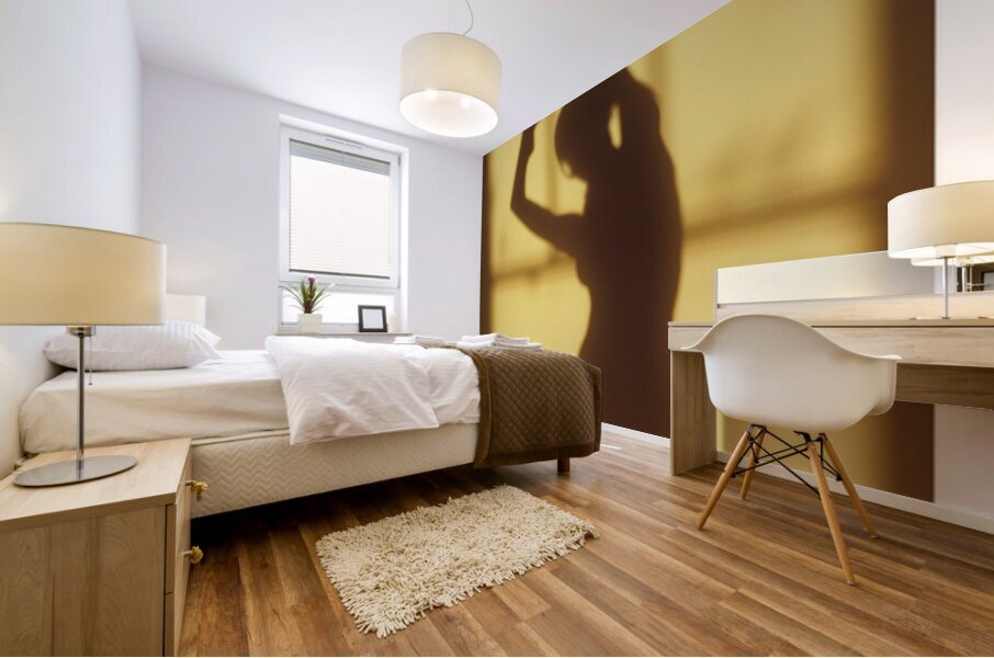 Shadow of Gold part two Mural print