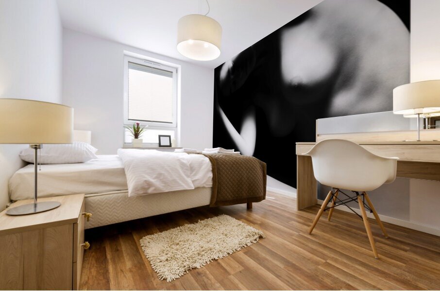 Stretch and Hide Mural print