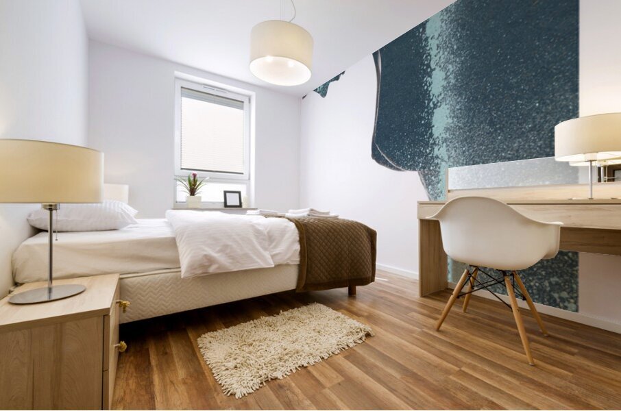 Defined by the Negative Mural print