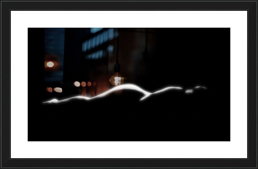 On Her Side Picture Frame print