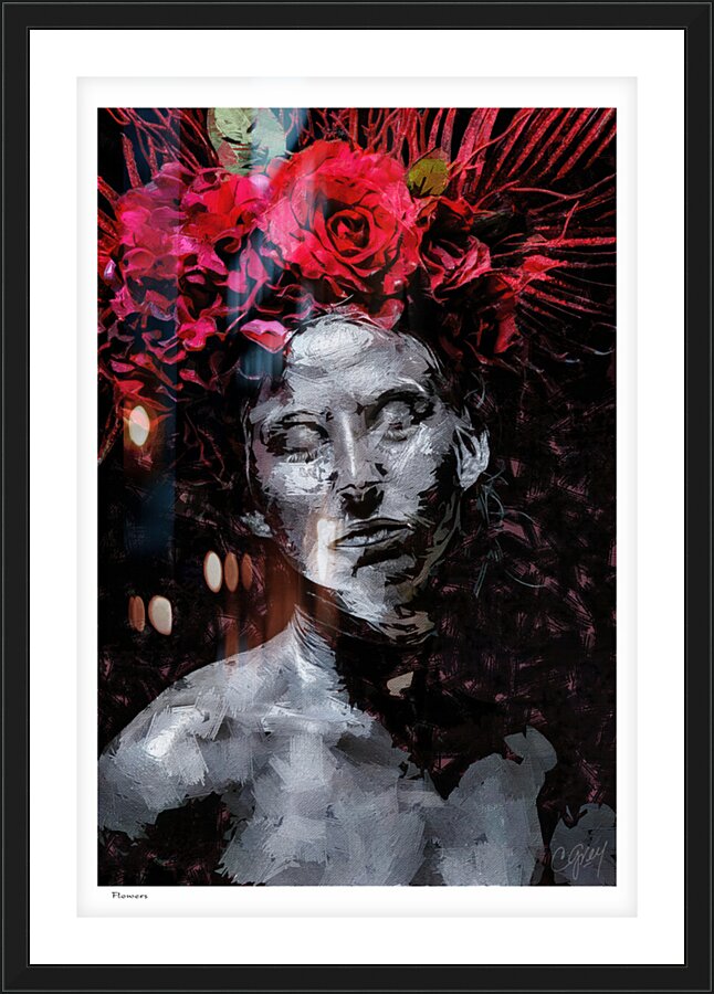 Flowers Picture Frame print