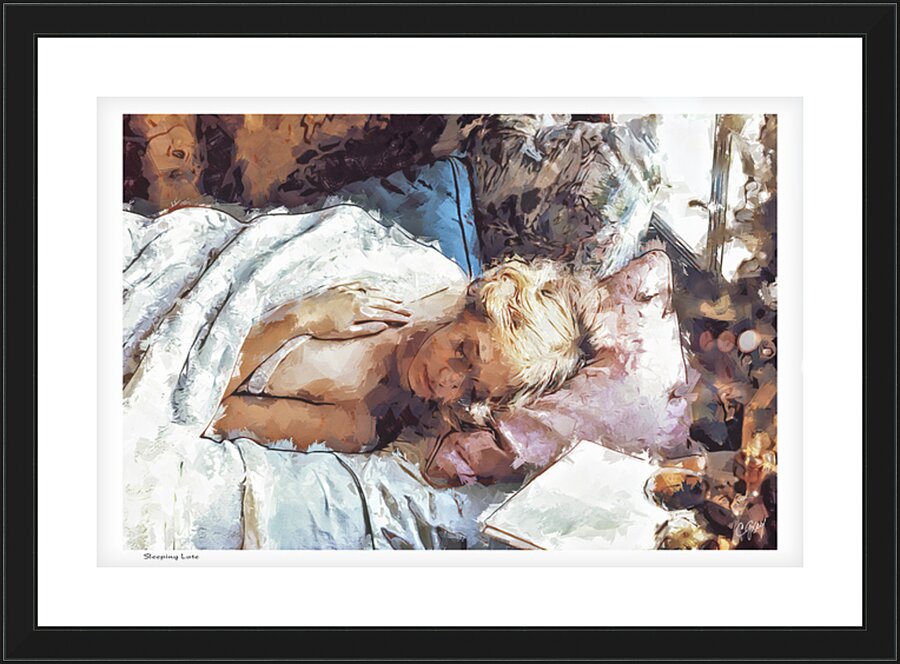 Sleeping Late Picture Frame print