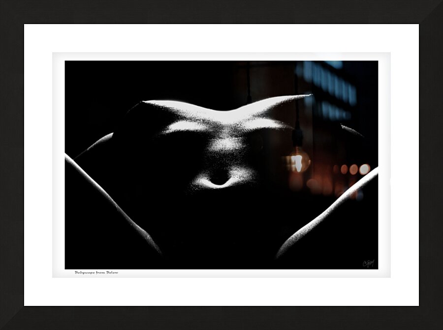 Bodyscape from Below Picture Frame print