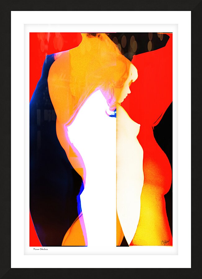 Four Nudes Picture Frame print