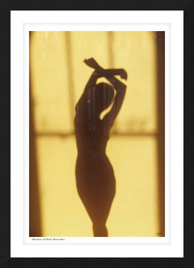 Shadow of Gold part one Picture Frame print