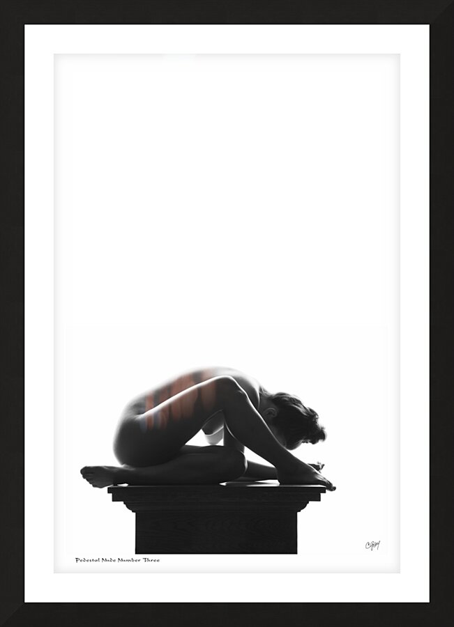 Pedestal Nude Number Three Picture Frame print