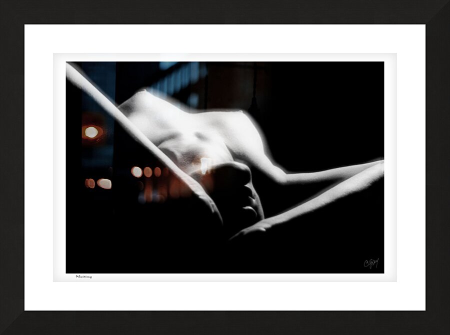 Waiting Picture Frame print