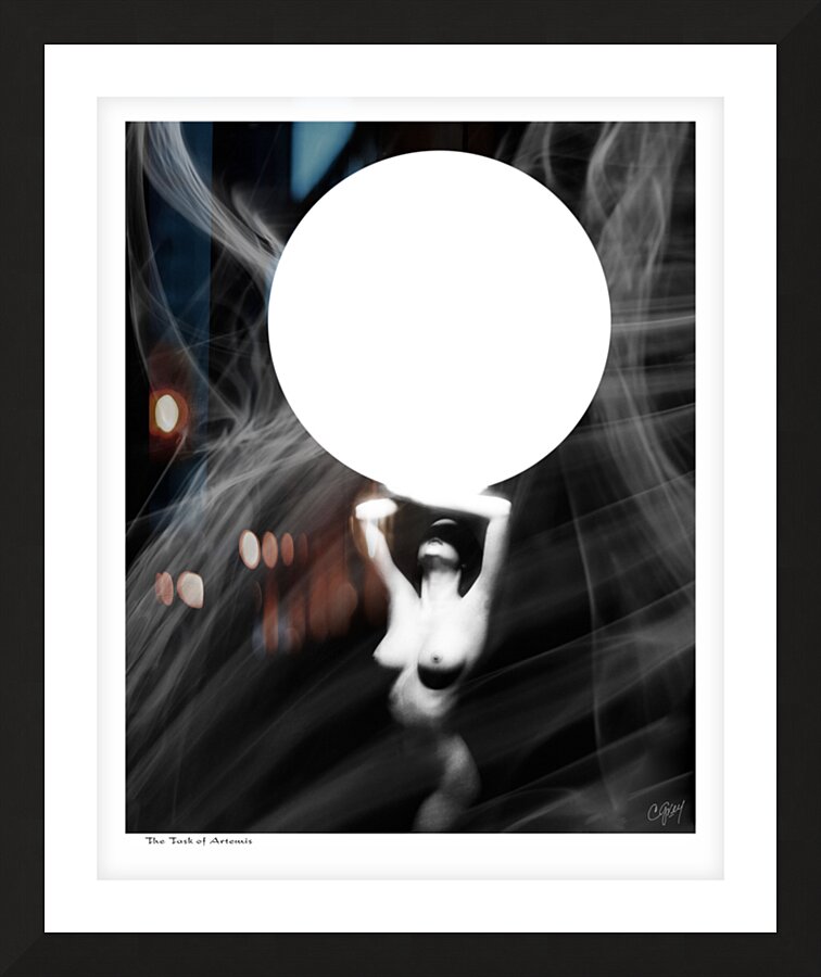 The Task of Artemis Picture Frame print