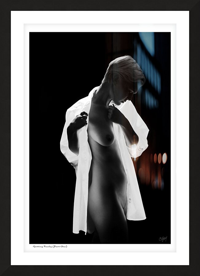 Getting Ready Part One Picture Frame print