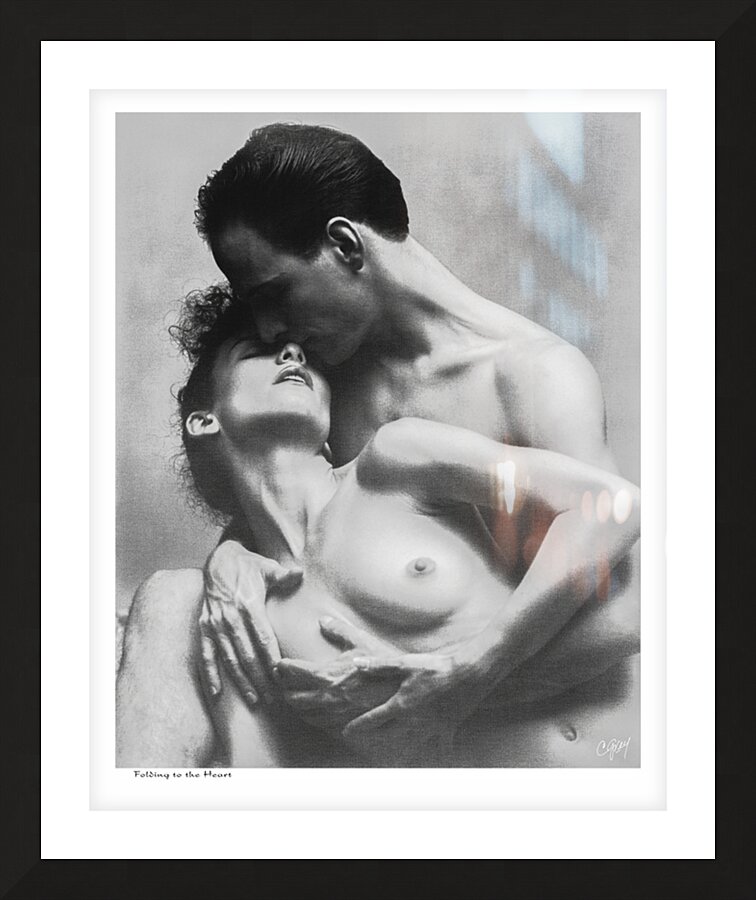 Folding to the Heart Picture Frame print