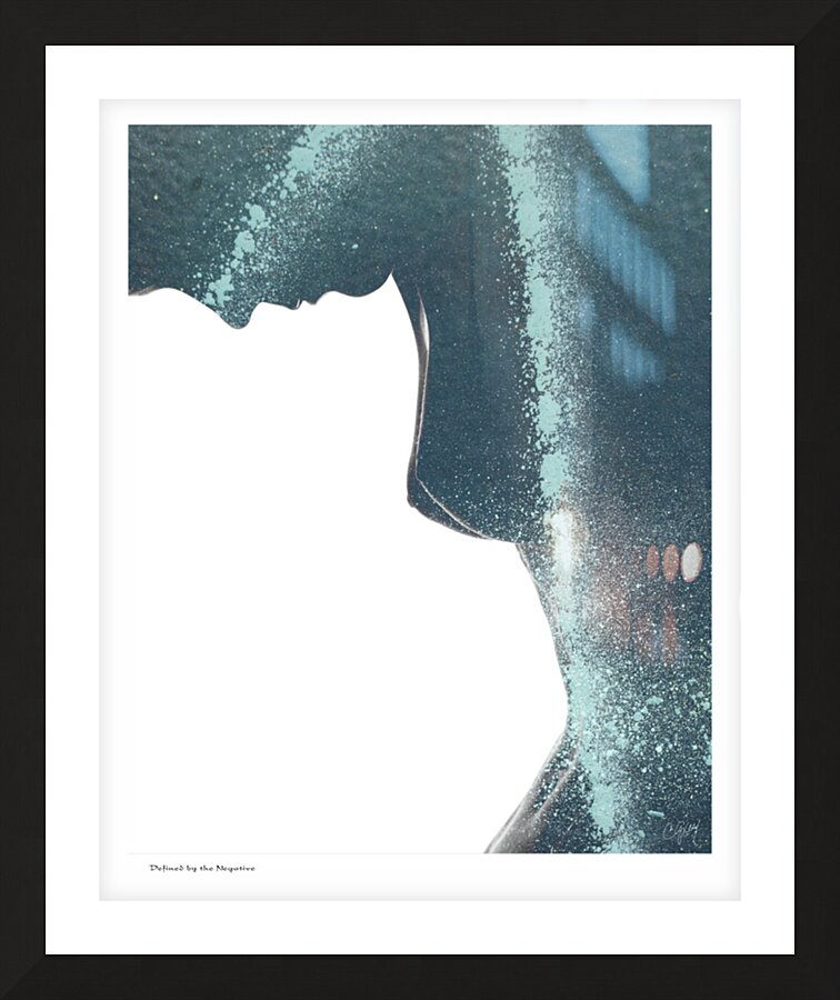 Defined by the Negative Picture Frame print