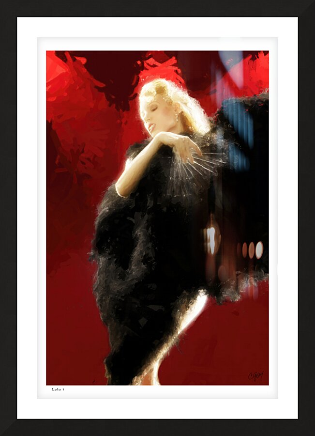 Lola Dances Right Picture Frame print