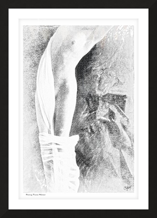 Rising from Water Picture Frame print