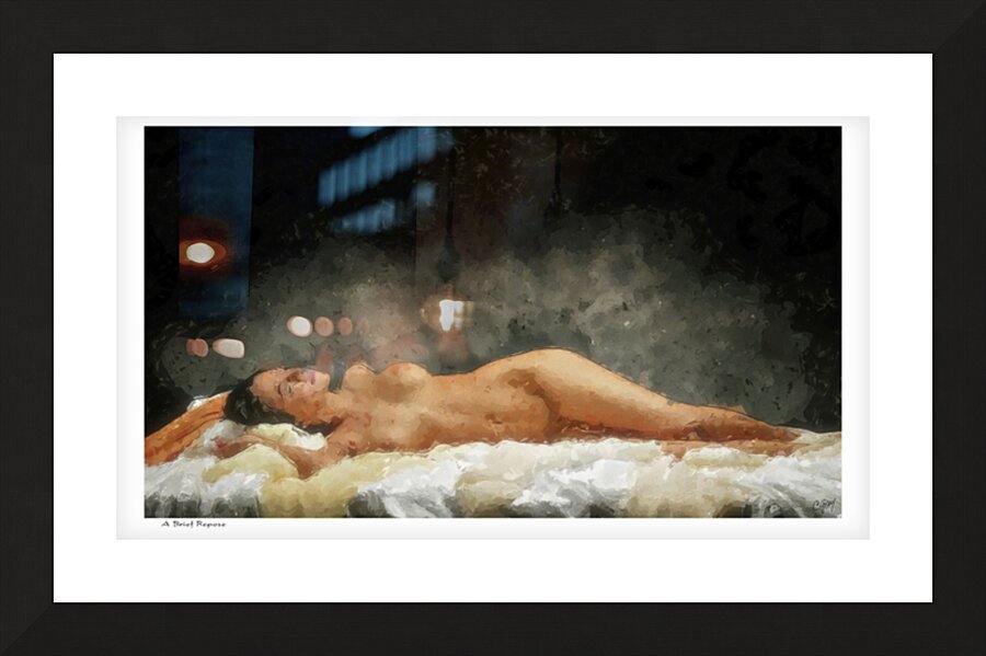 A Brief Repose Picture Frame print