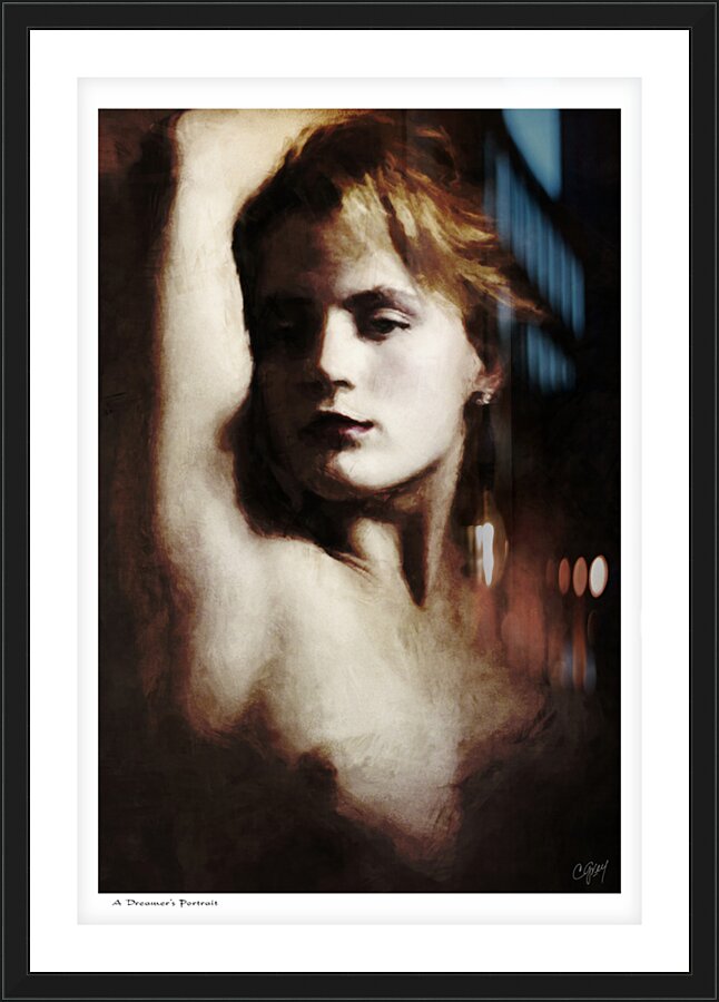 A Dreamers s Portrait Picture Frame print