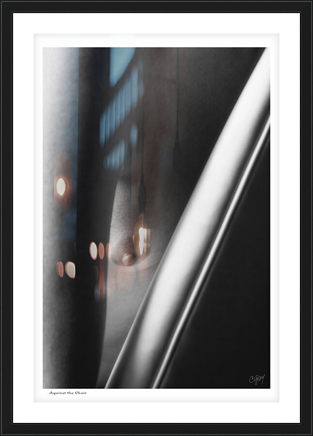 Against the Chair Picture Frame print