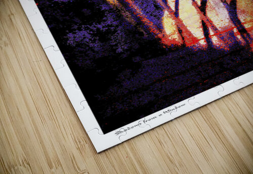 Shadows from a Window Sexy Bedroom Art puzzle