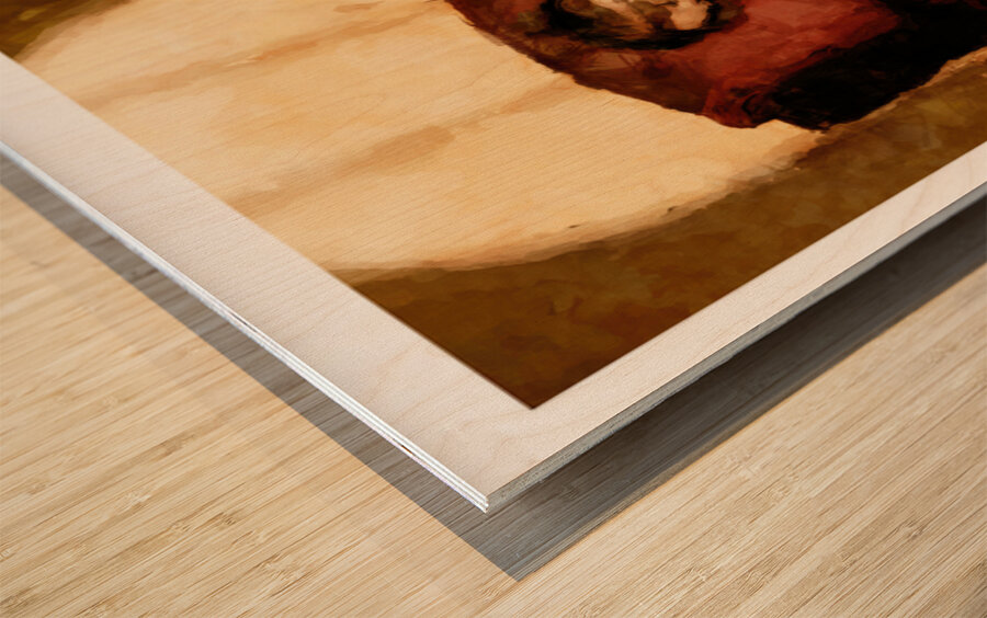 A Nap in the Sun Wood print