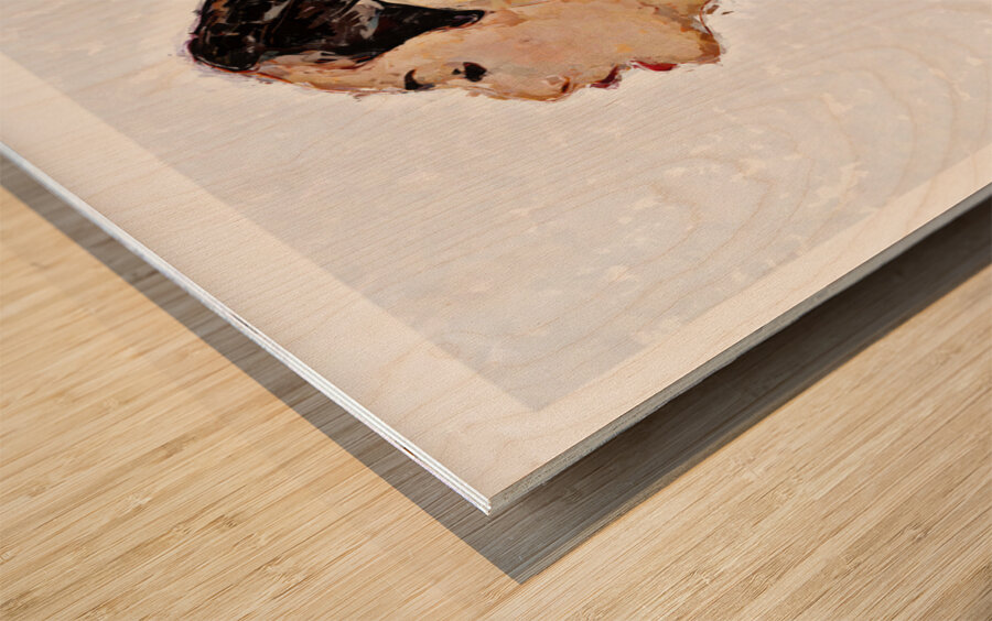 No Mirror Wood print