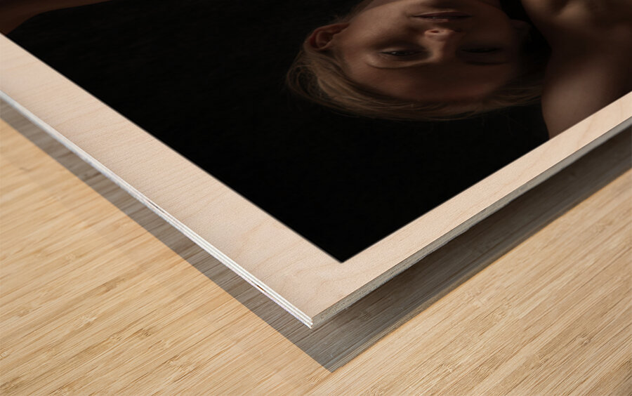 Again Please Wood print