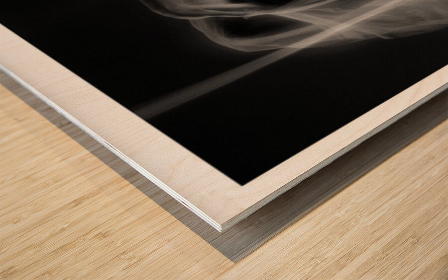 Energy Surrounds Her Wood print