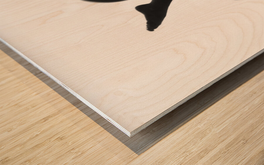 Pedestal Nude Number Two Wood print