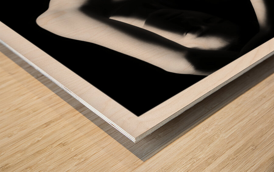 Stretch and Hide Wood print