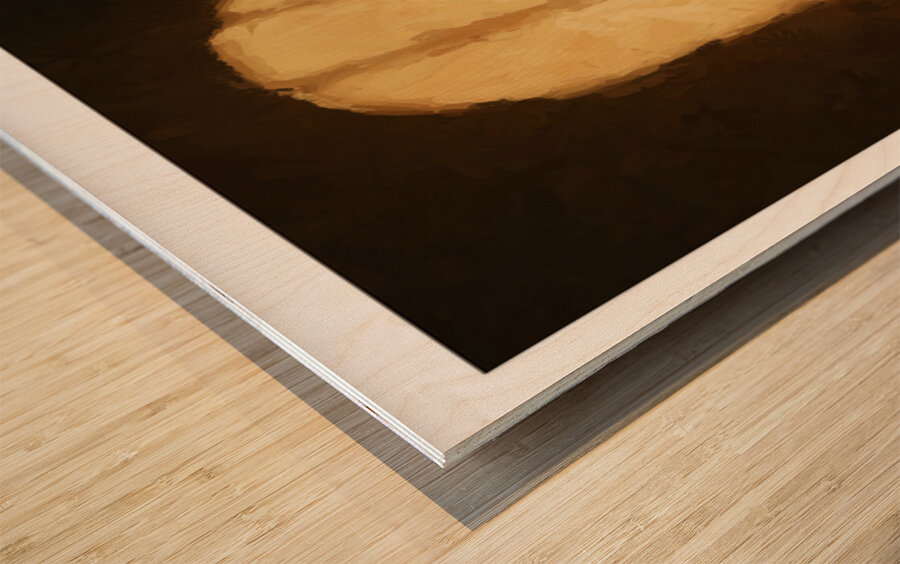 Silhouette Wood print