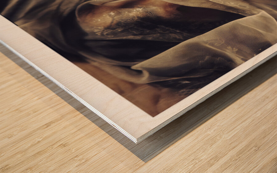 Mystery Under Wraps Wood print