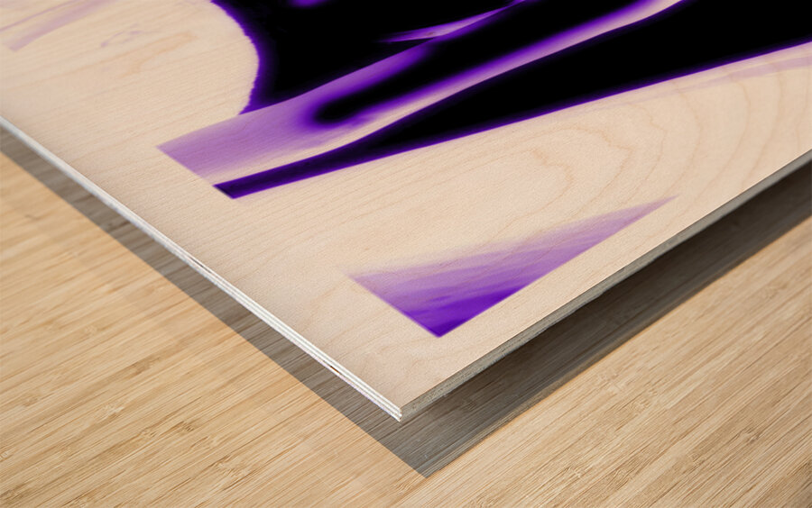 Royal Glow Wood print