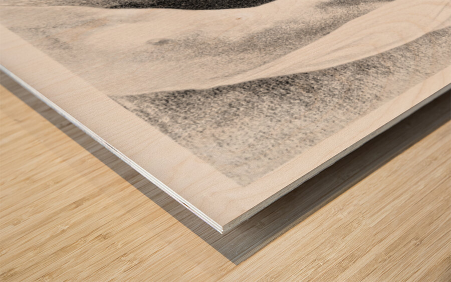 Rising from Water Wood print