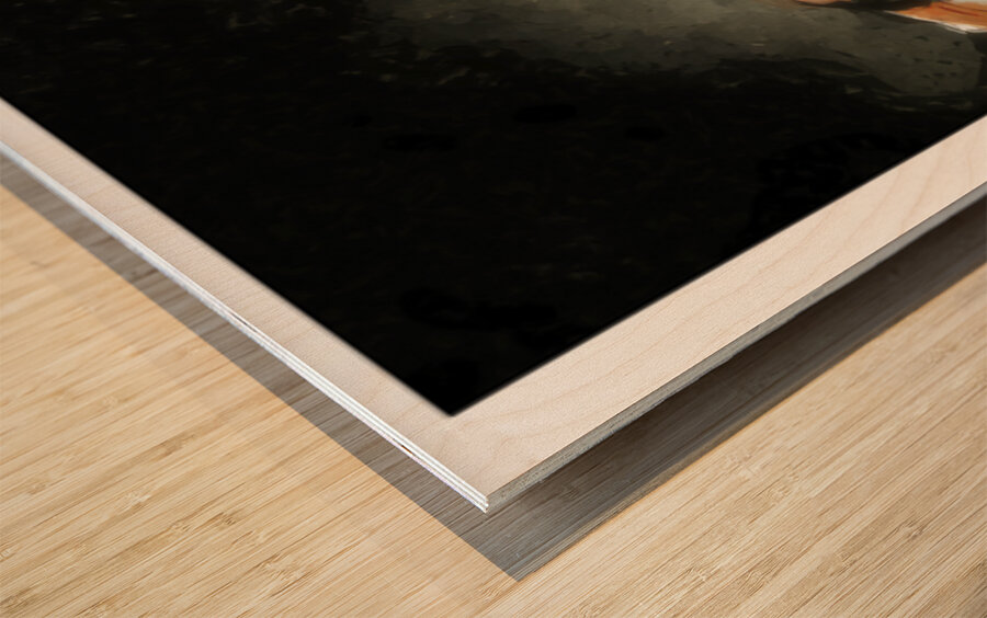 A Brief Repose Wood print