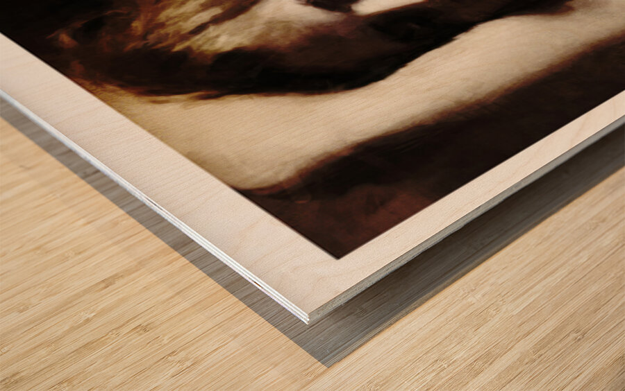 A Dreamers s Portrait Wood print